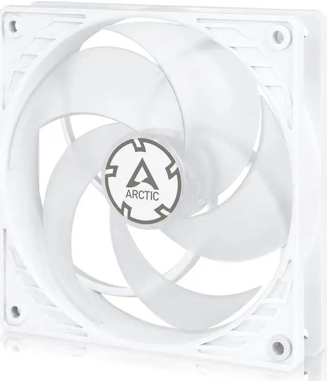 Main image of ARCTIC P12 PWM - 120 mm Case Fan with PWM, Pressure-optimised, Very Quiet Motor, Computer, Fan Speed: 200-1800 RPM - White/Transparent