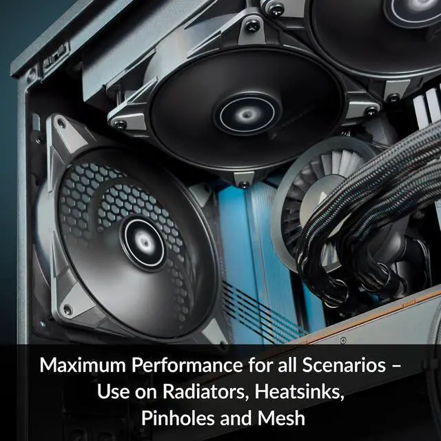 Alt view image 7 of 7 - ARCTIC P14 Max - PC Fan, High-Performance 140 mm Case Fan, PWM Controlled 400-2800 RPM, Optimised for Static Pressure, 0dB Mode - Black