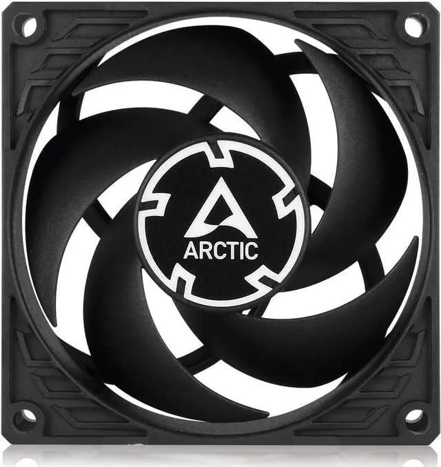 Alt view image 2 of 6 - ARCTIC P8 TC - 80 mm Case Fan with Temperature Control, Pressure-Optimised, Very Quite Motor, Computer, Fan Speed: 500-3000 RPM - Black