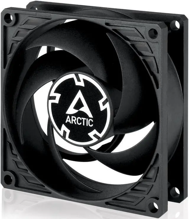 Main image of ARCTIC P8 Max - PC Fan, High-Performance 80 mm case Fan, Server Fan, PWM-Controlled 500-5000 RPM, Optimised for Static Pressure, 0dB Mode, Double Ball Bearing - Black