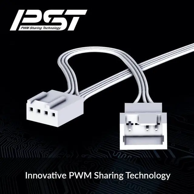 Alt view image 5 of 7 - ARCTIC P14 PWM PST - 140 mm Case Fan with PWM Sharing Technology (PST), Pressure-optimised, Quiet Motor, Computer, Fan Speed: 200-1700 RPM (0 RPM <5%)- White