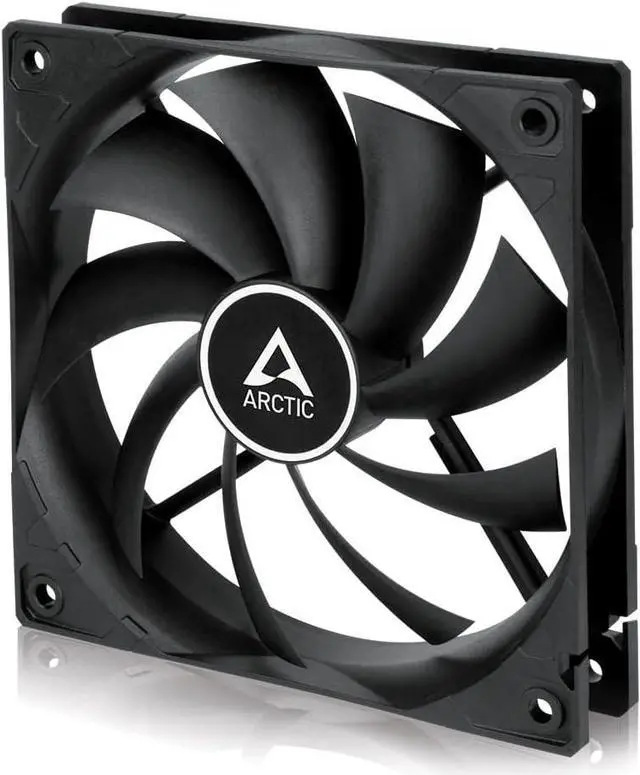 Main image of ARCTIC F12 Silent - 120 mm Case Fan, Very Quiet Motor, Computer, Almost inaudible, Push- or Pull Configuration, Fan Speed: 800 RPM - Black
