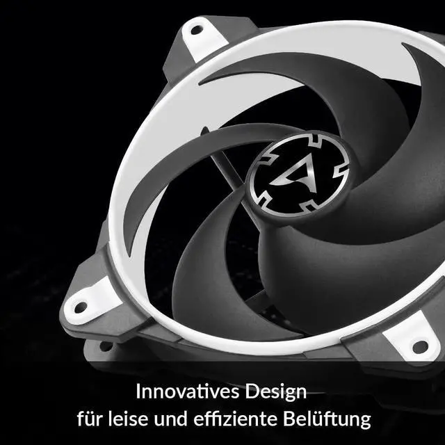 Alt view image 3 of 7 - ARCTIC BioniX P120-120 mm Case Fan with PWM Sharing Technology (PST), Pressure-optimised PC Fans, Quiet Motor, Computer, Fan Speed: 200-2100 RPM - White