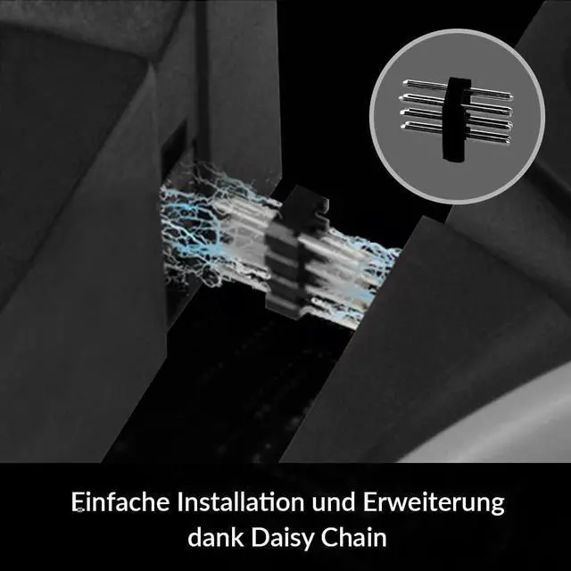 Alt view image 2 of 7 - ARCTIC BioniX P120 A-RGB - 120 mm Pressure-optimised PC Fans Case Fan with A-RGB, PWM, Cooler, Fluid Dynamic Bearing PC Fans, 400-2300 RPM Gaming Fan - Black