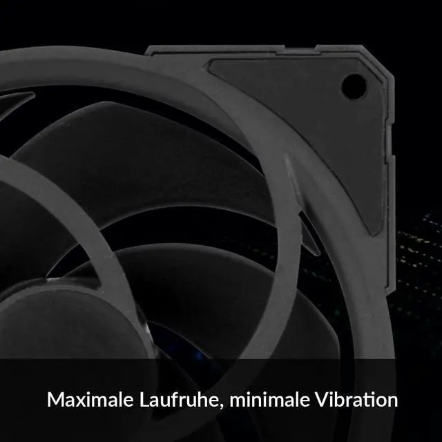 Alt view image 5 of 7 - ARCTIC BioniX P120 A-RGB - 120 mm Pressure-optimised PC Fans Case Fan with A-RGB, PWM, Cooler, Fluid Dynamic Bearing PC Fans, 400-2300 RPM Gaming Fan - Black