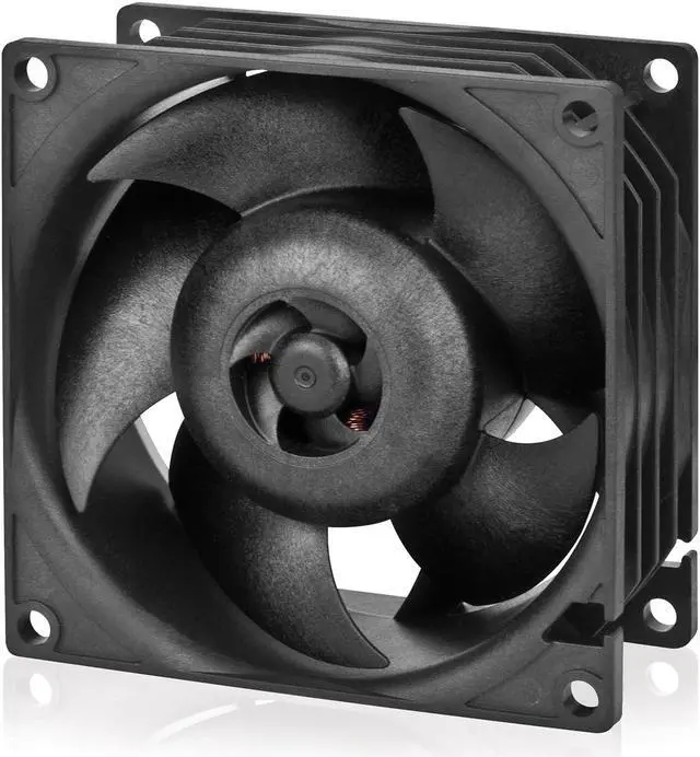 Main image of ARCTIC S8038-10K - Fan, 80x80x38 mm, 500-10000 RPM, PWM Regulated, 4-pin Connector, 12 V DC, Black