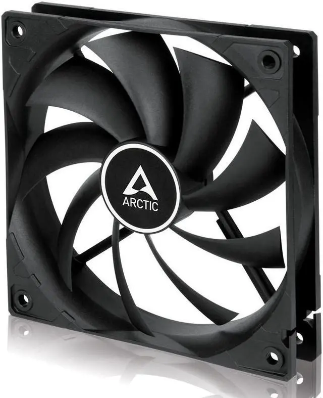 Main image of ARCTIC F12 TC - 120 mm Case Fan with Temperature Control, Quiet Motor, Computer, Fan Speed: 300-1350 RPM - Black