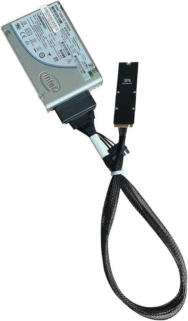 Alt view image 3 of 7 - SlimSAS 8X to 2*MiniSAS HD 4X,SFF-8654 74Pin to 2*SFF-8643 36Pin Cable 80cm(Broadcom MPN 05-60002-00)