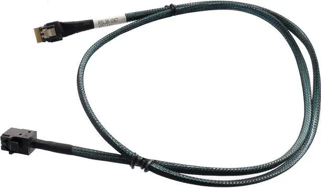 Main image of SlimSAS 4X to MiniSAS HD 4X,SFF-8654 38pin to SFF-8643 36pin Cable 80cm