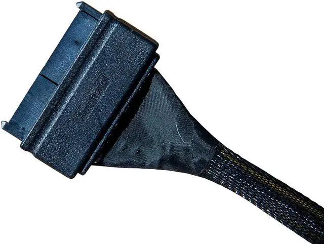 Alt view image 3 of 4 - PCIe 4.0 X4 to U.2 SFF-8639 NvMe SSD 70CM Cable (No Additional Power Plug Required)