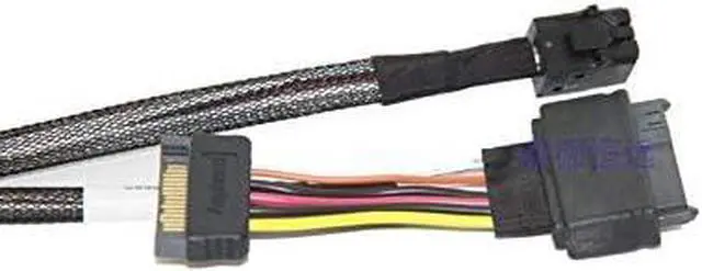 Alt view image 3 of 7 - DiLinKer 75CM HD Mini-SAS(SFF-8643) to U.2 (SFF-8639) NVMe SSD Cable