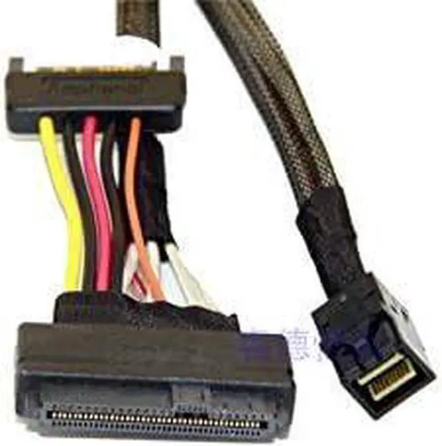 Alt view image 2 of 7 - DiLinKer 75CM HD Mini-SAS(SFF-8643) to U.2 (SFF-8639) NVMe SSD Cable