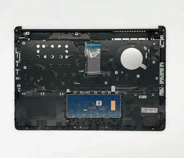 Alt view image 2 of 7 - Replacement Upper Case Palmrest for H-P 14Z-DK 14-DK 14-CF 14S-CF 14-DF Series Laptop Non-Backlit Keyboard Assembly Top Cover ToucH-Pad L24818-001 Gray