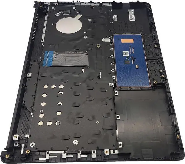 Alt view image 6 of 7 - Replacement Upper Case Palmrest for H-P 14Z-DK 14-DK 14-CF 14S-CF 14-DF Series Laptop Non-Backlit Keyboard Assembly Top Cover ToucH-Pad L24818-001 Gray