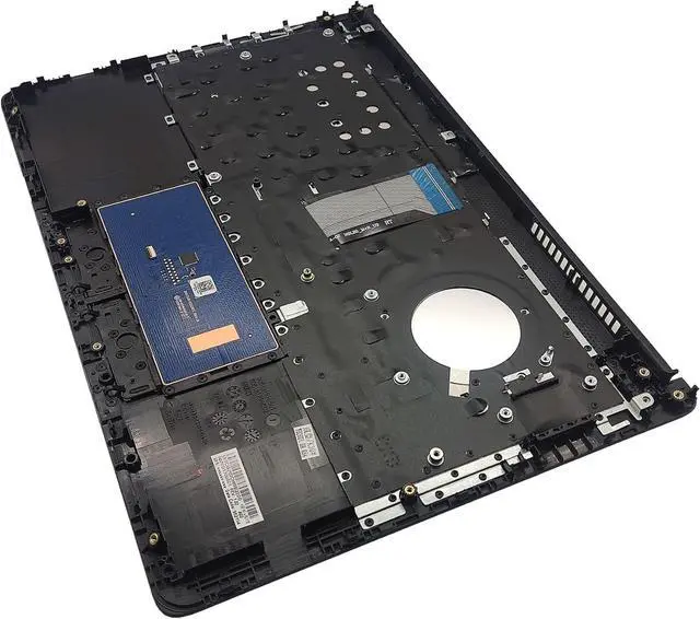 Alt view image 7 of 7 - Replacement Upper Case Palmrest for H-P 14Z-DK 14-DK 14-CF 14S-CF 14-DF Series Laptop Non-Backlit Keyboard Assembly Top Cover ToucH-Pad L24818-001 Gray