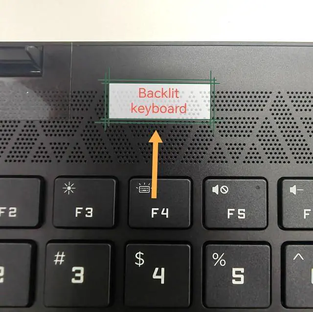 Alt view image 3 of 7 - Replacement Upper Case Palmrest for H-P Omen 15-EK 15-EN 15-EN0013DX Series Laptop Top Cover Backlit Keyboard Assembly M00666-001 M00667-001 TPN-Q236 Q238 Black