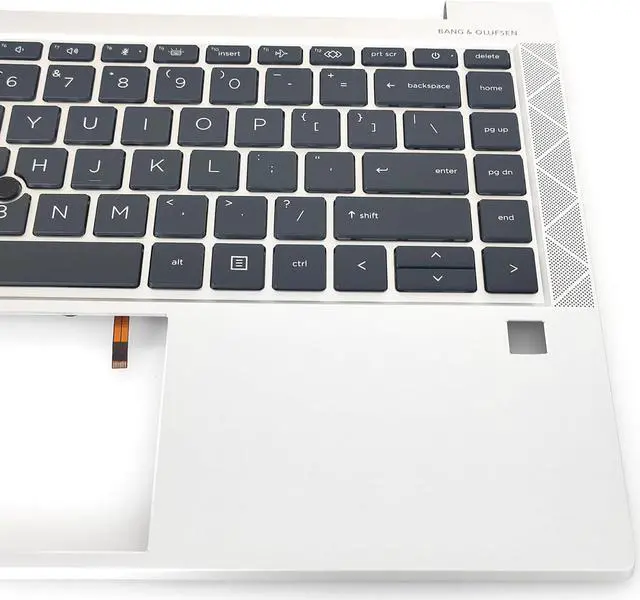 Alt view image 3 of 7 - Replacement Upper Case Palmrest for H-P Elitebook 840 G7 G8 845 G7 G8 745 G7 G8 Series Laptop Top Cover Backlit Keyboard Assembly US Layout M36312-001 Silver