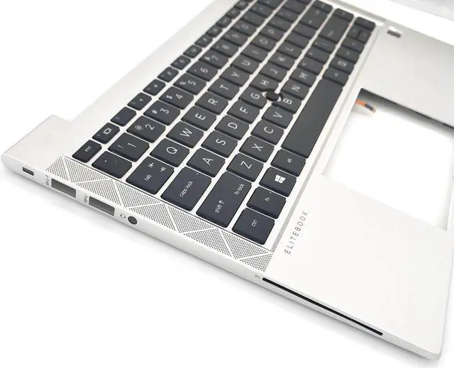 Alt view image 4 of 7 - Replacement Upper Case Palmrest for H-P Elitebook 840 G7 G8 845 G7 G8 745 G7 G8 Series Laptop Top Cover Backlit Keyboard Assembly US Layout M36312-001 Silver