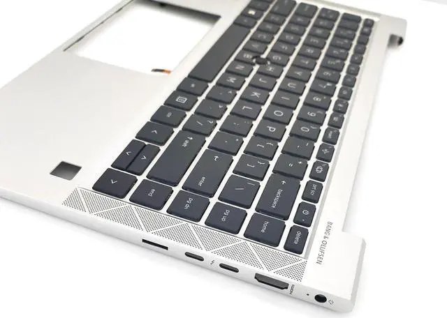 Alt view image 5 of 7 - Replacement Upper Case Palmrest for H-P Elitebook 840 G7 G8 845 G7 G8 745 G7 G8 Series Laptop Top Cover Backlit Keyboard Assembly US Layout M36312-001 Silver