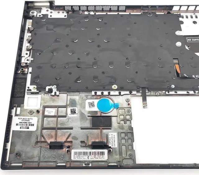 Alt view image 7 of 7 - Replacement Upper Case Palmrest for H-P Elitebook 840 G7 G8 845 G7 G8 745 G7 G8 Series Laptop Top Cover Backlit Keyboard Assembly US Layout M36312-001 Silver
