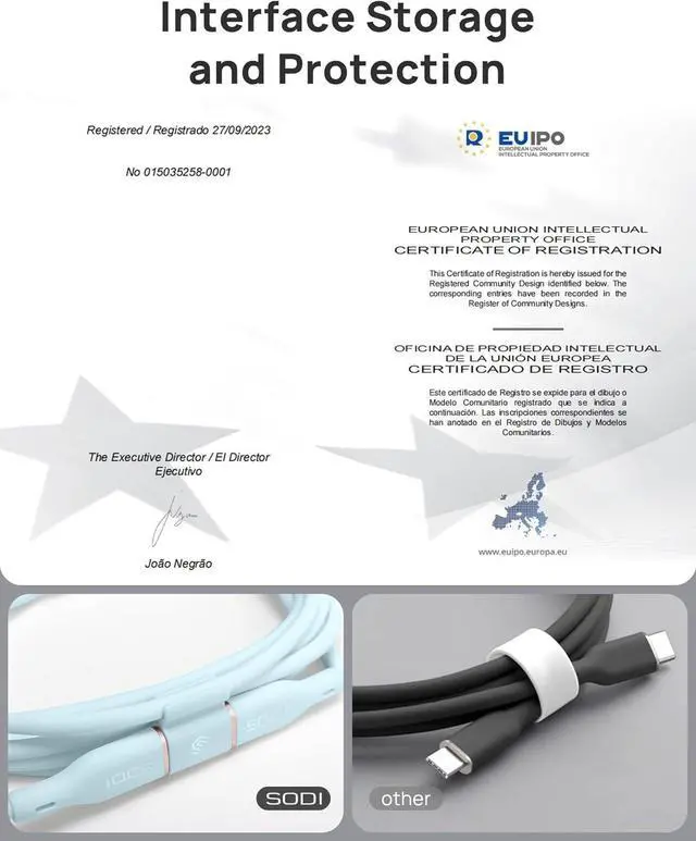 Alt view image 5 of 7 - USB C Cable,100W Flow USB C Cable, Silicone Type C Charger Fast Charging for iPhone 16 Series, MacBook Pro 2020 and More (USB 2.0, 6FT, Blue)