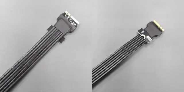 Alt view image 4 of 5 - ADT-Link M.2 Key A+E to PCIe 4.0 x4 Extension Flat Cable for x4 Audio Card/Wireless LAN Card to M.2 A.E Extender (M52JF, 10cm)