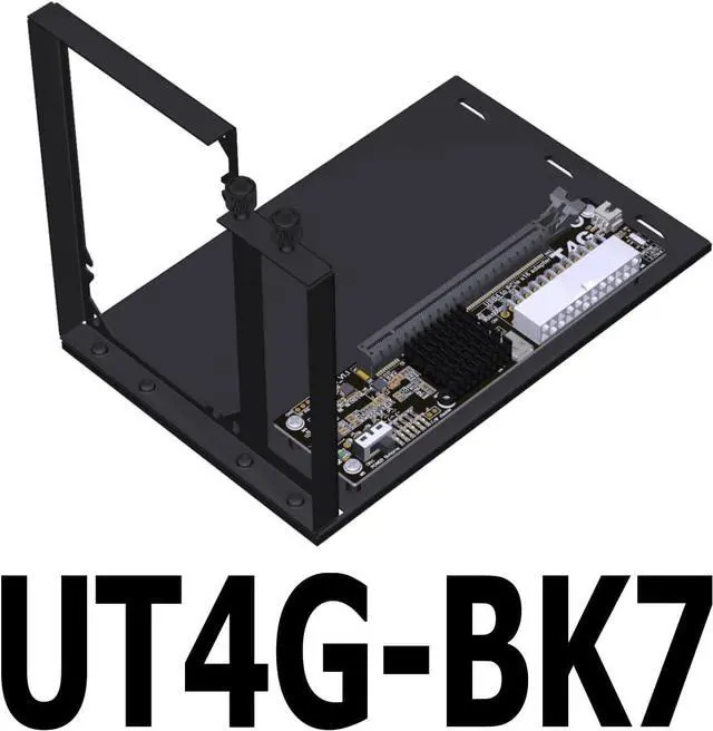 Alt view image 2 of 7 - ADT-Link USB4 to PCIe x16 eGPU Adapter with Bracket Compatible with TB3/TB4 for NUC/ITX/STX/Notebook PC Graphics Card External Gen3x2 (UT4G-BK7)