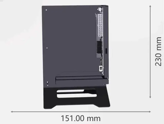 Alt view image 6 of 7 - ADT-Link USB4 to PCIe x16 eGPU Adapter with Bracket Compatible with TB3/TB4 for NUC/ITX/STX/Notebook PC Graphics Card External Gen3x2 (UT4G-BK8)