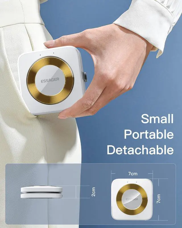 Alt view image 5 of 7 - 2 in 1 Wireless Charging Station Magnetic Detachable, Wireless Magnetic Charger for Apple, Compatible with iPhone 15/14/13/12, Airpods 3/2/Pro, iWatch(White)