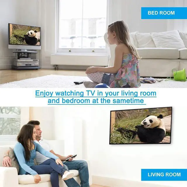 Alt view image 7 of 7 - 8K HDMI Splitter 1 in 2 Out, HDMI 2.1 Splitter with 3.5mm Audio Jack + Coaxial + Optical Toslink SPDIF for Dual Monitors Duplicate/Mirror Only, Support 8K@60Hz, HDR10+, Three Audio EDlD Settings