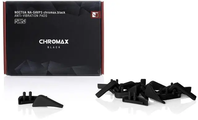 Alt view image 3 of 4 - NA-SAVP3 chromax.Black, Anti-Vibration Pads for NF-A15 140mm Fans (16-Pack, Black)