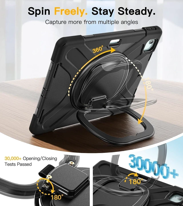 Alt view image 7 of 7 - for iPad Air 13 Inch Case, iPad Pro 12.9 Inch 6th/5th/4th/3rd Gen