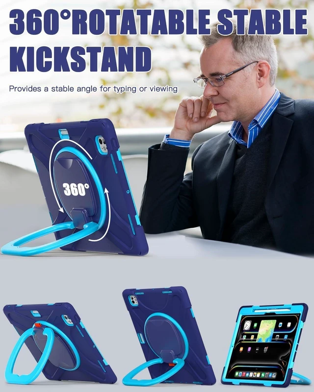 Alt view image 3 of 7 - for iPad Pro 13 Inch M5 Case 2025 & iPad Pro 13 Inch M4 Case 2024