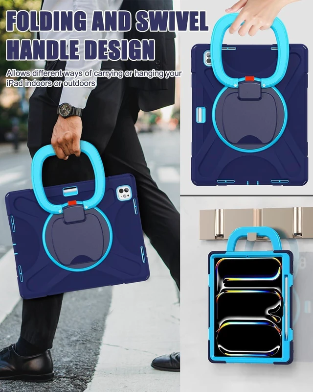 Alt view image 4 of 7 - for iPad Pro 13 Inch M5 Case 2025 & iPad Pro 13 Inch M4 Case 2024