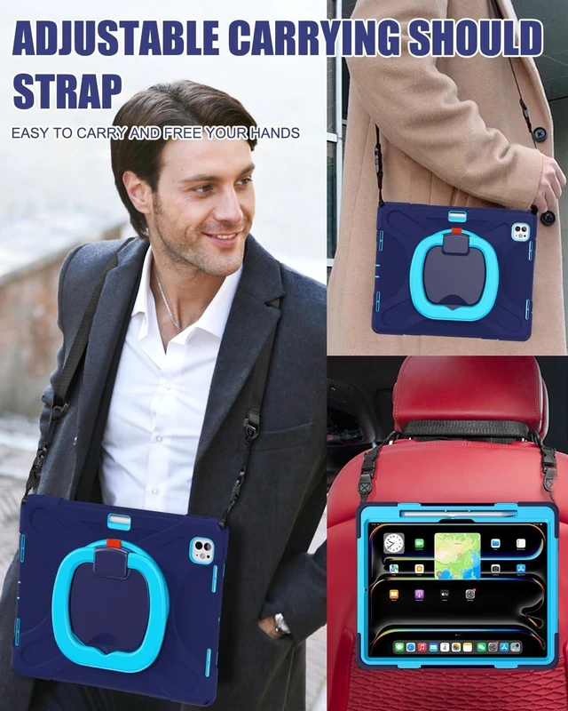 Alt view image 5 of 7 - for iPad Pro 13 Inch M5 Case 2025 & iPad Pro 13 Inch M4 Case 2024