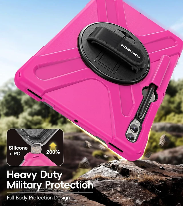 Alt view image 3 of 7 - Case Galaxy Tab S10 Plus/ S9 Plus/ S9 FE+/ S8 Plus/ S7 Plus/ S7 FE