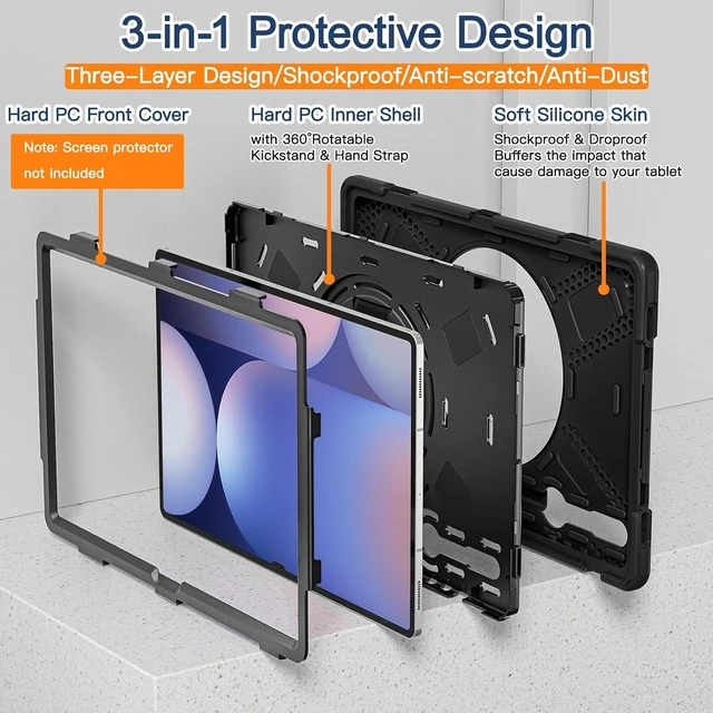 Alt view image 6 of 6 - Case for SAM-SUNG Galaxy Tab S10/ 9/8 Ultra: 14.6 inch