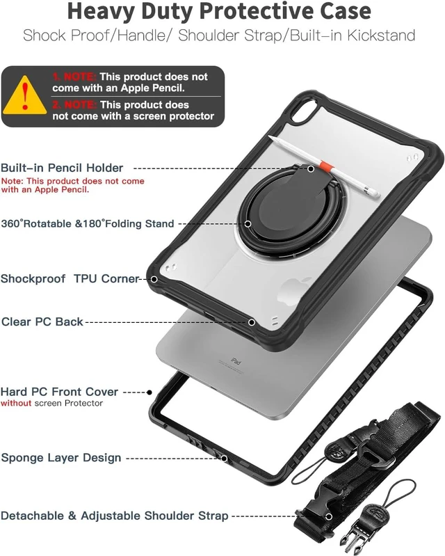 Alt view image 3 of 7 - for iPad (A16) 11th/ 10th Generation Case - 11/10.9 inch 2025/2022