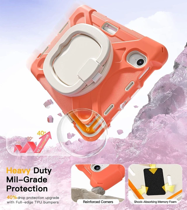 Alt view image 3 of 7 - Case for iPad mini 7 (A17 Pro) - iPad mini 7th/6th Generation Case