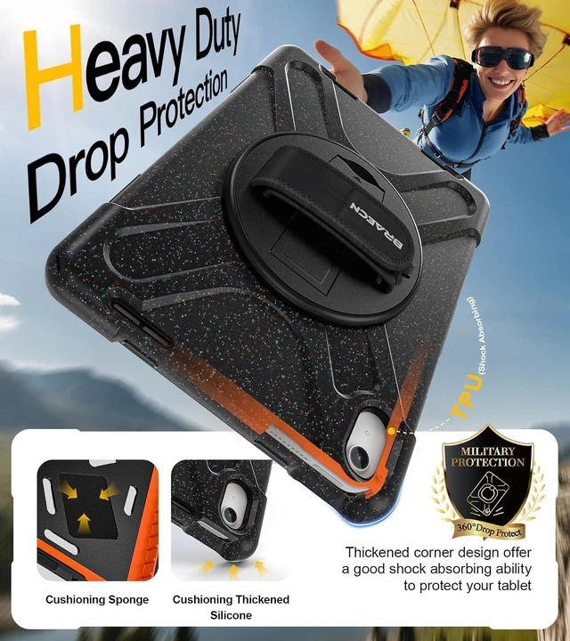 Alt view image 4 of 7 - Case for iPad (A16) 11th/10th Generation - (11''/10.9'') 2025/2022
