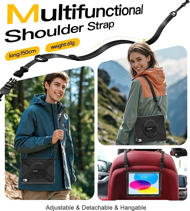 Alt view image 7 of 7 - Case for iPad (A16) 11th/10th Generation - (11''/10.9'') 2025/2022