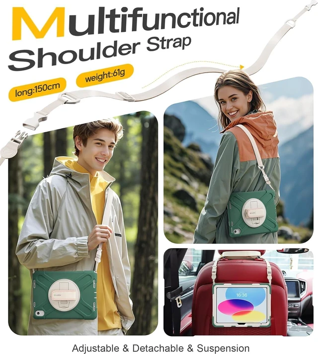 Alt view image 7 of 7 - Case for iPad (A16) 11th/10th Generation - (11''/10.9'') 2025/2022