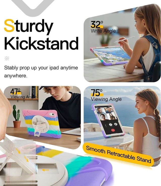 Alt view image 5 of 7 - Case for iPad (A16) 11th/10th Generation - (11''/10.9'') 2025/2022