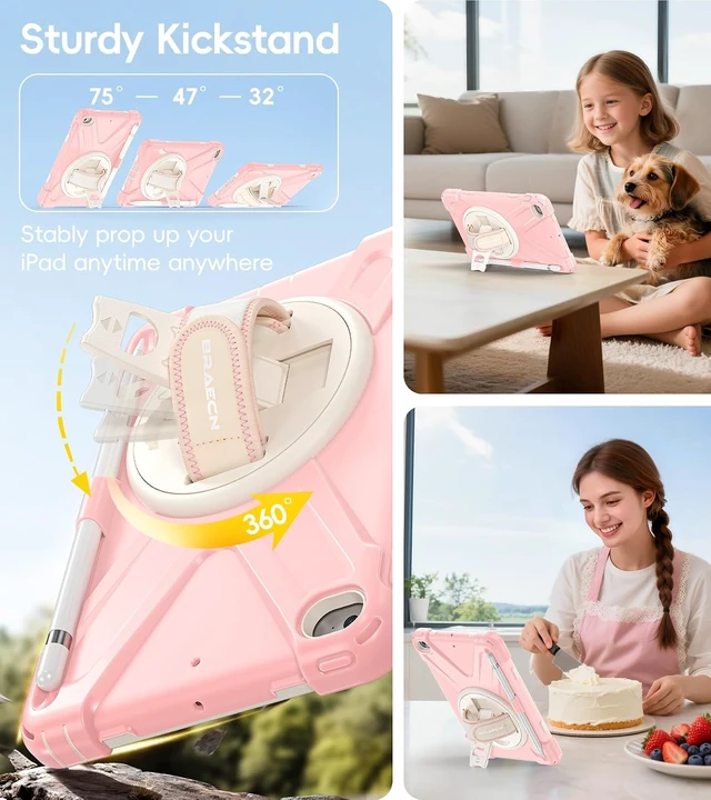 Alt view image 4 of 7 - iPad mini 5 Case, iPad mini 4 Case - Pink