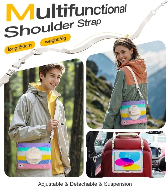 Alt view image 7 of 7 - Case for iPad (A16) 11th/10th Generation - (11''/10.9'') 2025/2022