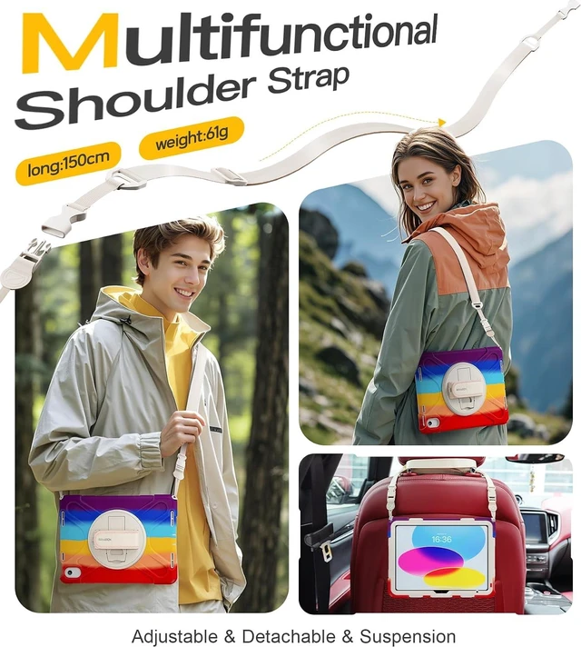 Alt view image 7 of 7 - Case for iPad (A16) 11th/10th Generation - (11''/10.9'') 2025/2022