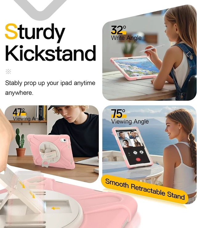 Alt view image 5 of 7 - Case for iPad (A16) 11th/10th Generation - (11''/10.9'') 2025/2022