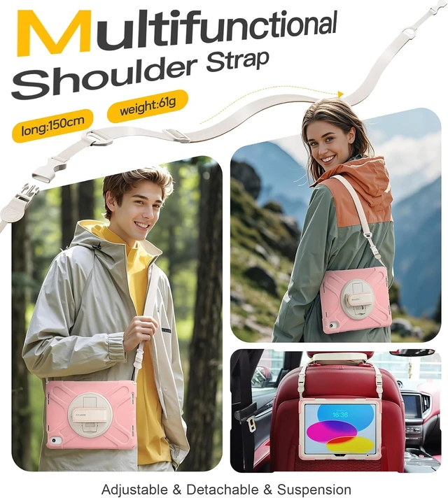 Alt view image 7 of 7 - Case for iPad (A16) 11th/10th Generation - (11''/10.9'') 2025/2022