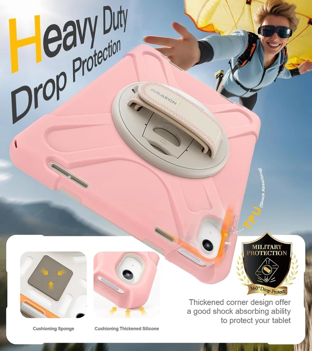 Alt view image 4 of 7 - Case for iPad (A16) 11th/10th Generation - (11''/10.9'') 2025/2022