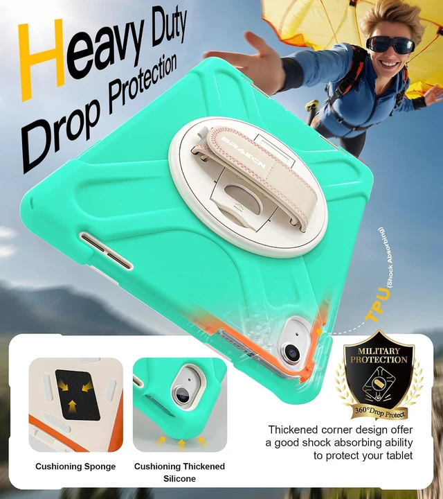 Alt view image 4 of 7 - Case for iPad (A16) 11th/10th Generation - 11/10.9 inch 2025/2022